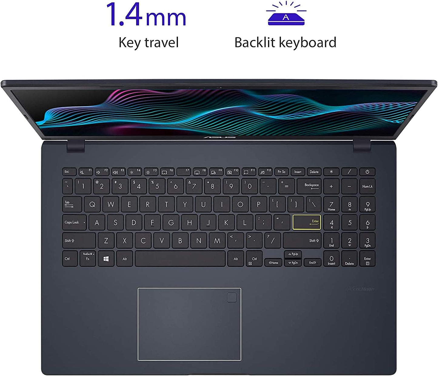 2022  L510 Ultra Thin Laptop, 15.6" FHD Display, Intel Celeron N4020 Processor, 4GB RAM, 256 GB Storage, 8Hrs+ Battery Life, Backlit Keyboard, Windows 10 Home + 1 Year Microsoft 365, Star Black